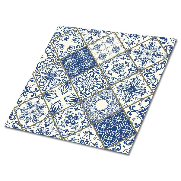 PVC ploščice Portugalski modri vzorec