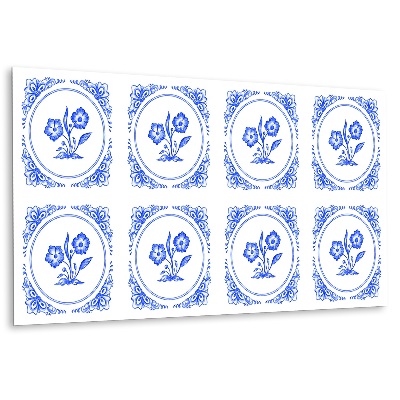 PVC plošča Azulejos cvet