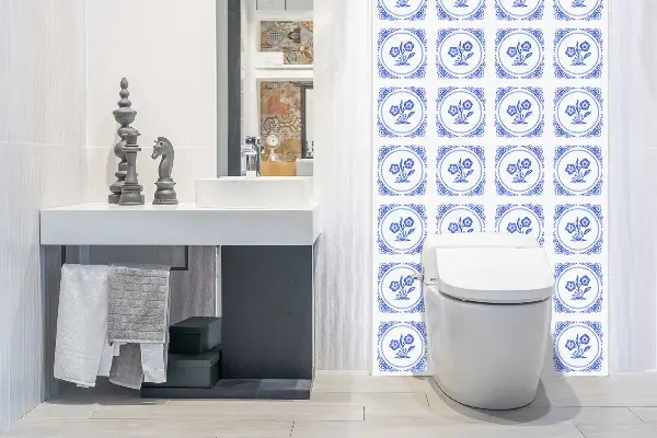 PVC plošča Azulejos cvet