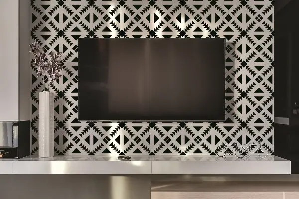 Stenska plošča Trikotniki in kvadratki