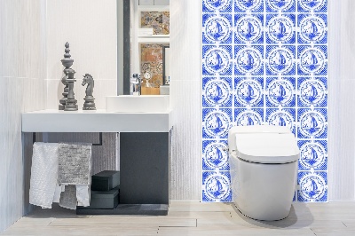 Stenska plošča Dekorativni čoln Azulejos