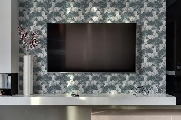 PVC plošča Rože za televizor
