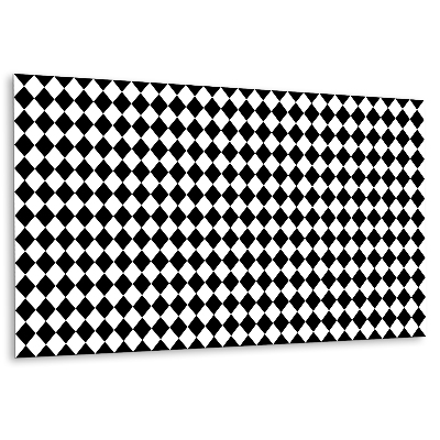 PVC plošča Poševna šahovna plošča
