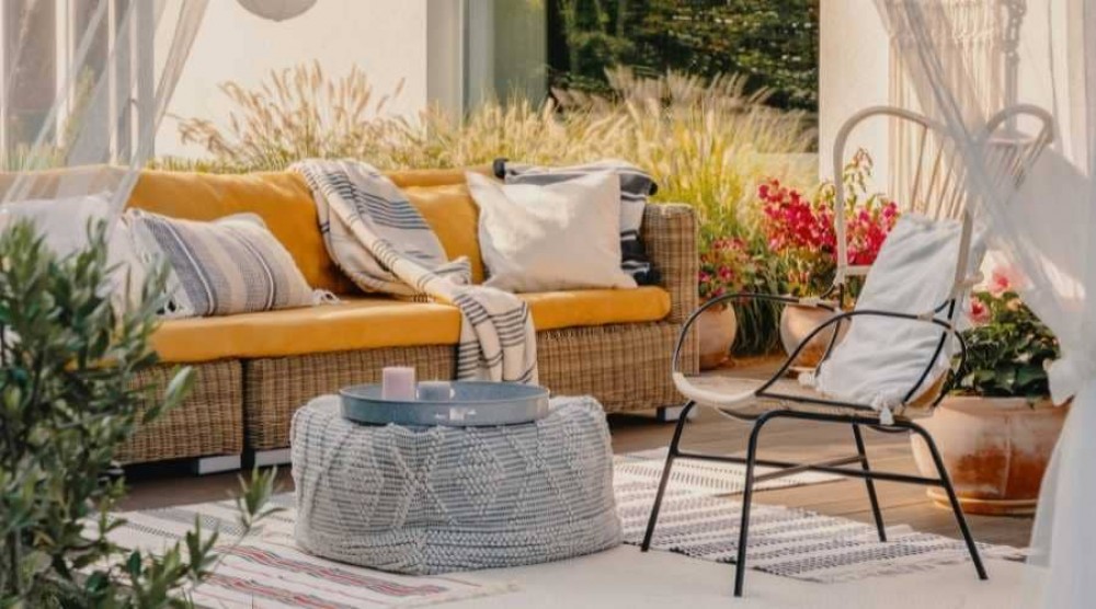 kako urediti teraso pred hišo